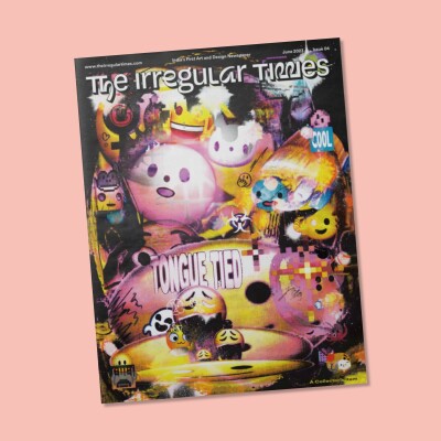 India's first art and design newspaper, The Irregular Times cover