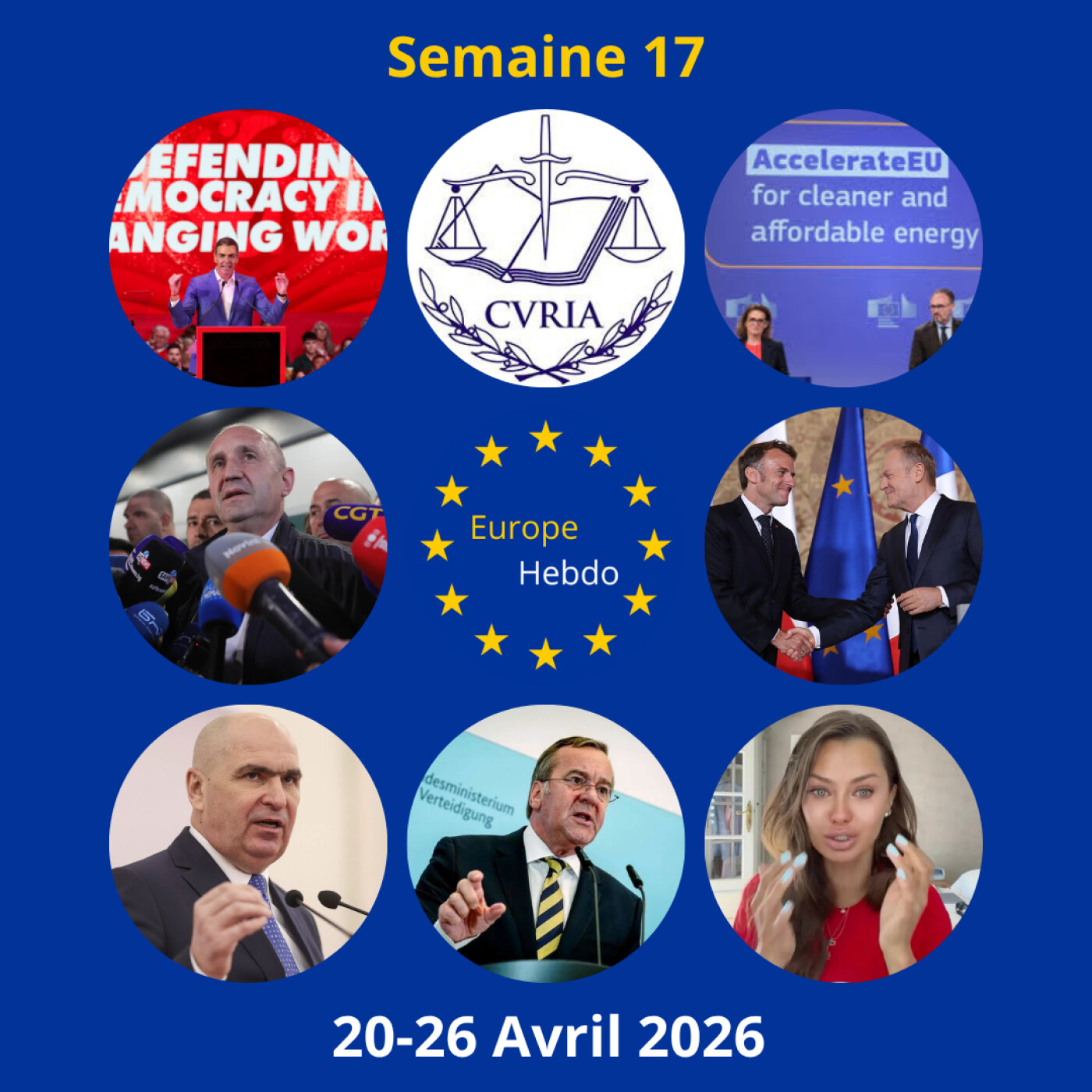 Prêt à l&rsquo;Ukraine accordé, la Bulgarie retrouve la stabilité politique et une influenceuse russe bouscule le pouvoir