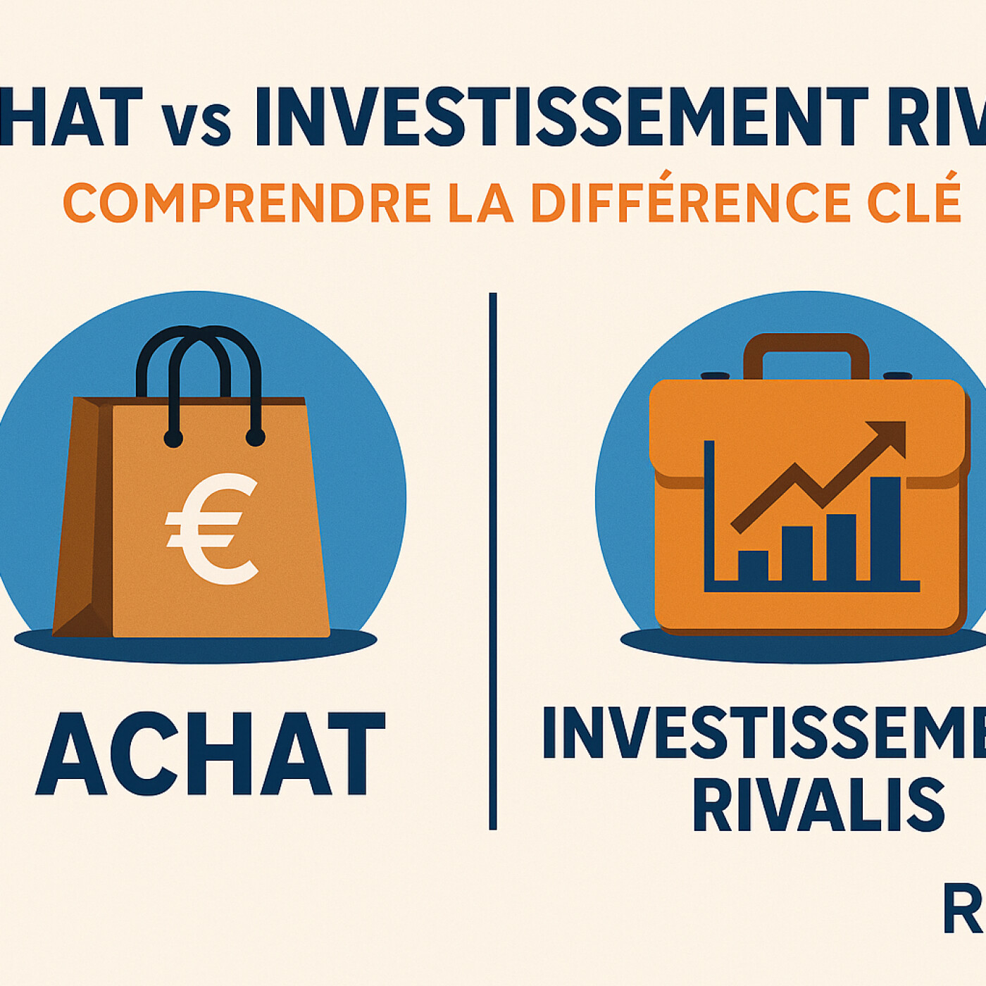 Achat vs Investissement Rivalis : Comprendre la Différence Clé