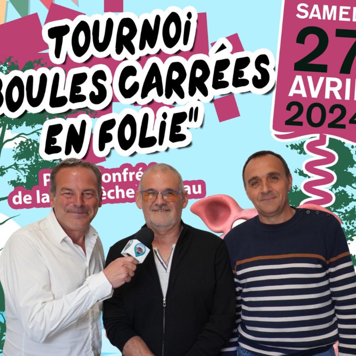 Bruno Lanusse et Michel Grandemange nous présentent le Tournoi de Boules Carrées en Folie qui va se tenir ce samedi 27 avril à Cazaux episode artwork