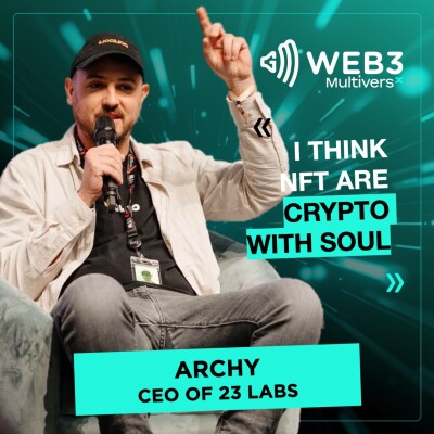 NFT are crypto with soul - Archy from Cow Cow on GM Web3 MultiversX cover