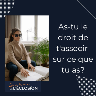 AS-TU le DROIT de T'ASSEOIR sur ce que TU AS? -104 cover