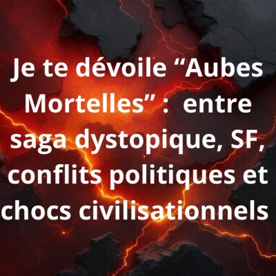 Je te dévoile Aubes Mortelles : saga dystopique, SF, conflits politiques et chocs civilisationnels cover