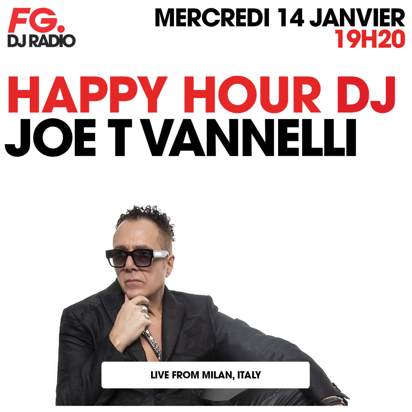 HAPPY HOUR DJ : JOE T VANNELLI