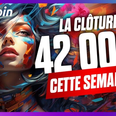 BITCOIN : Peut-on clôturer à 42 000$ cette semaine? cover