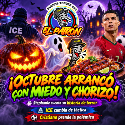 Octubre arrancó con miedo y chorizo! Stephanie cuenta su historia de terror, ICE cambia de táctica y Cristiano prende la polémica cover