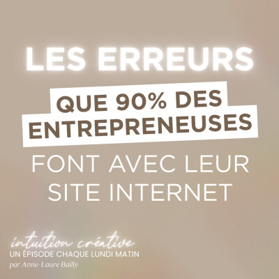 146. Ne fais pas les mêmes erreurs que 90% des entrepreneuses avec ton site internet cover