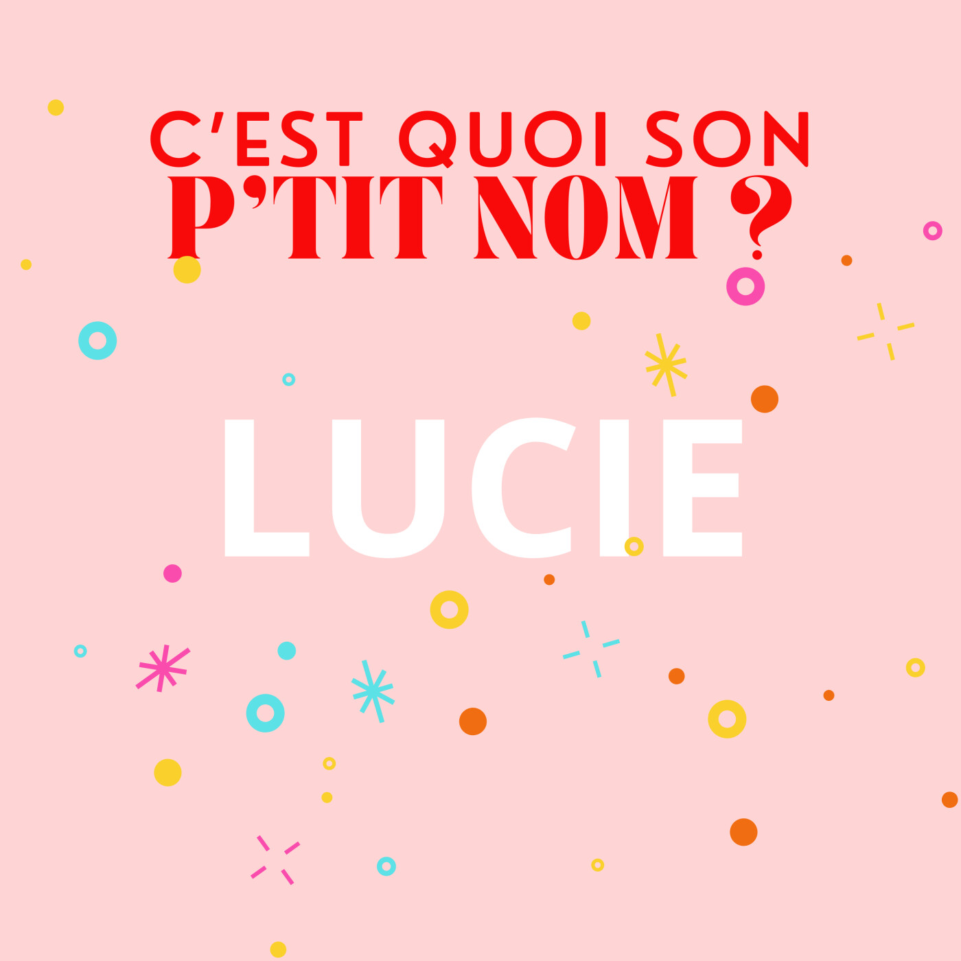 1. Lucie, la révélation