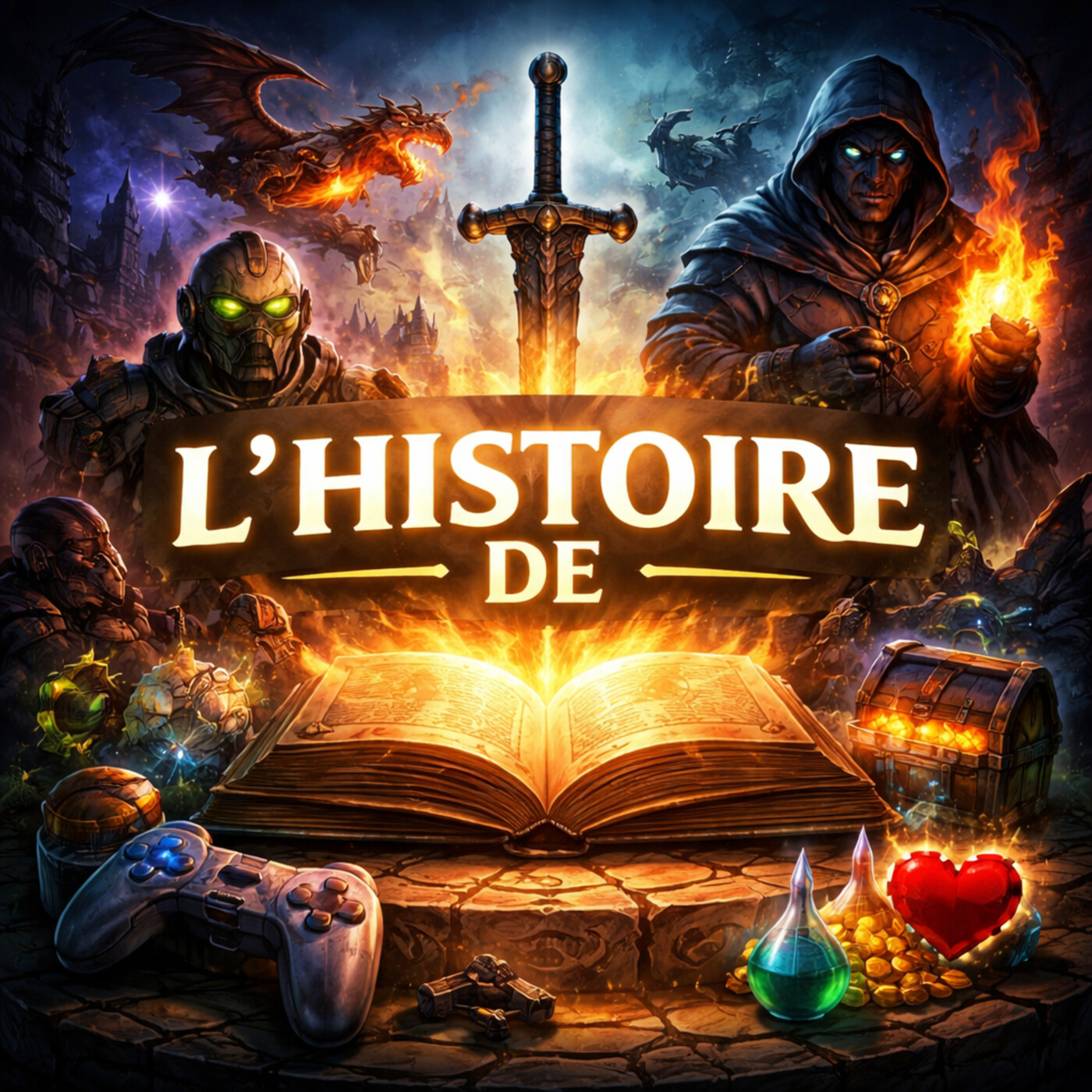 L’histoire de… - Podcast lore jeux vidéo et RPG cover art