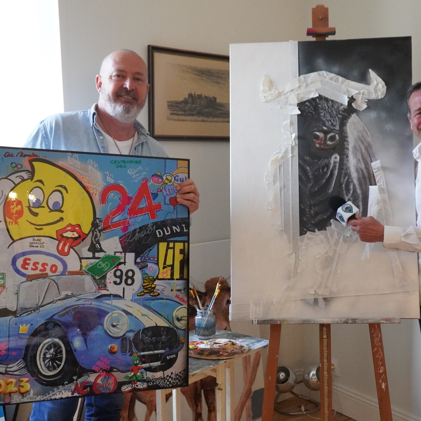 Depuis Bazas, l'Artiste Winstone Partim nous présente son univers qu'il va exposer jusqu'au 28 avril, et certainement cet été sur le Bassin episode artwork