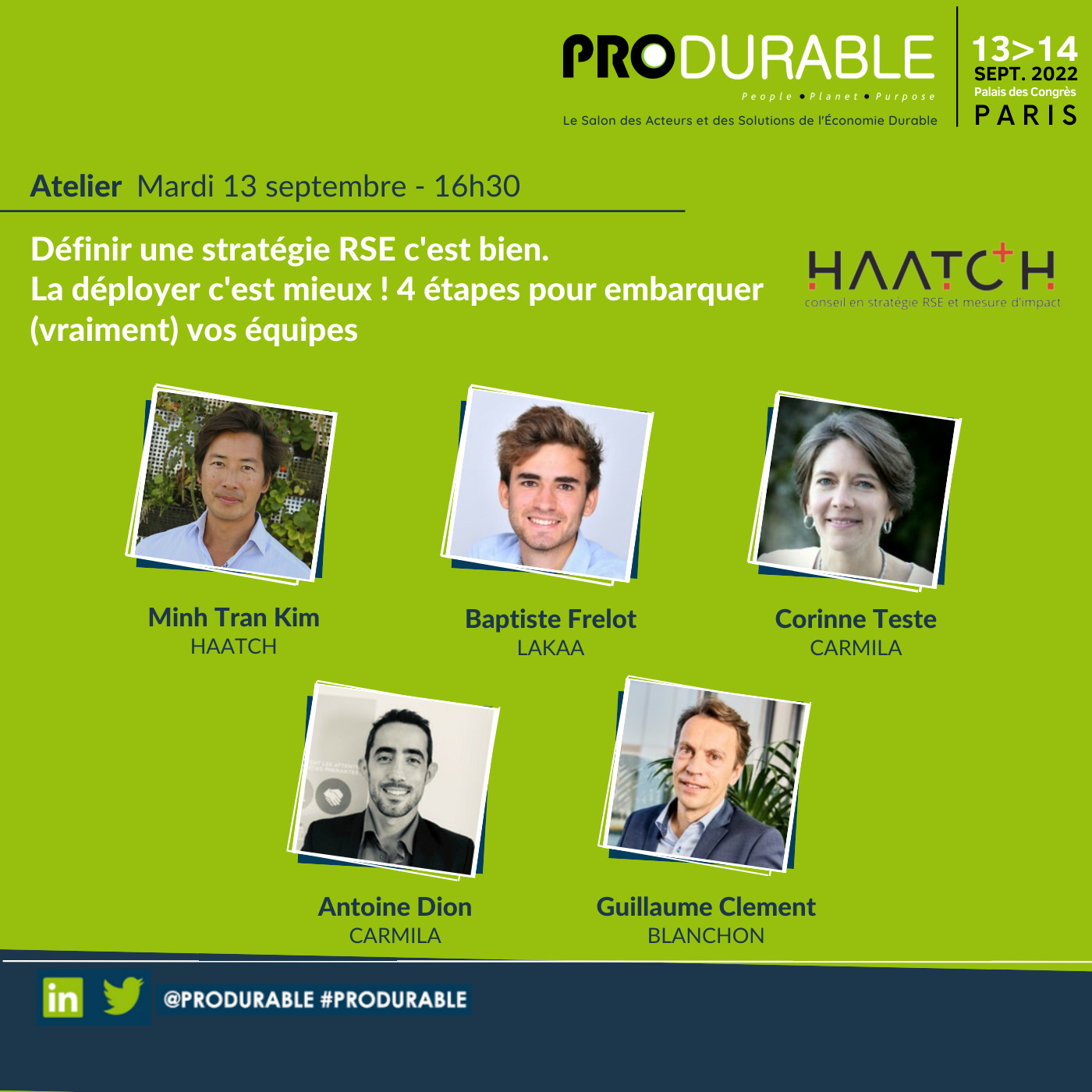 RH, Santé & Innovation Sociale - PRODURABLE 2022