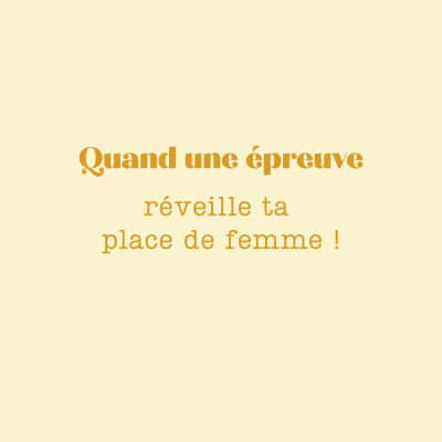 Ose prendre ta place de femme ! cover