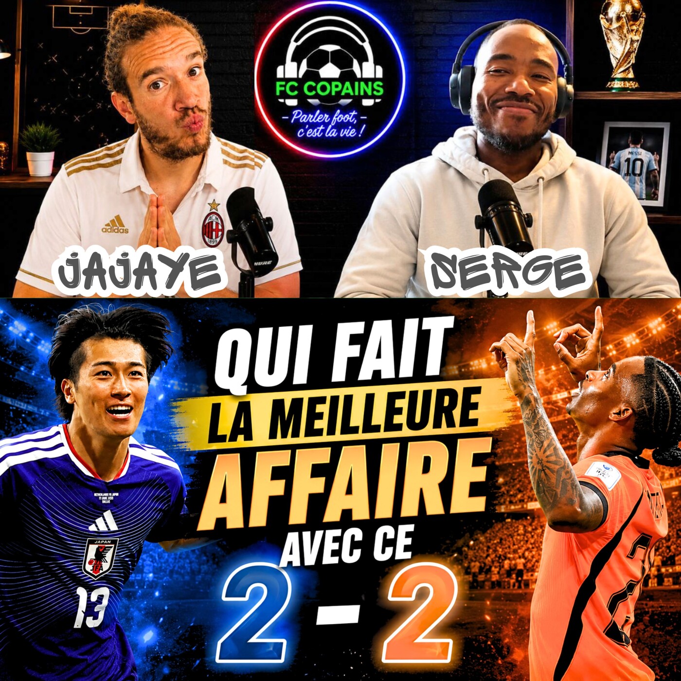 Débat Coupe du Monde 2026 - Qui est le gagnant de ce match nul entre les Pays-Bas et le Japon ?