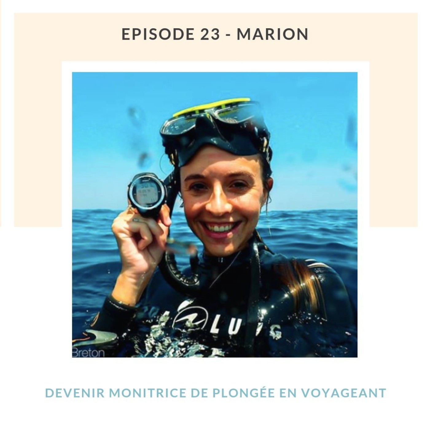 Marion, devenir monitrice de plongée en voyage
