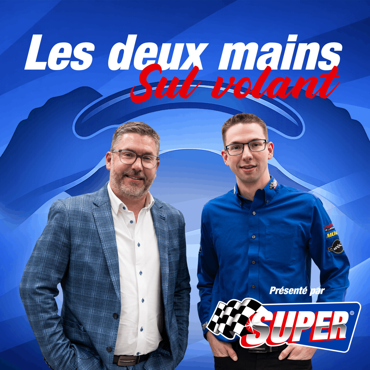 Les deux mains su’l volant