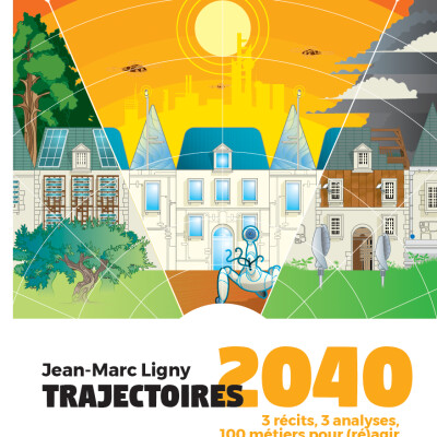On était au lancement de Trajectoires 2040, un livre qui explore trois futurs possibles avec Jean-Marc Ligny ! cover