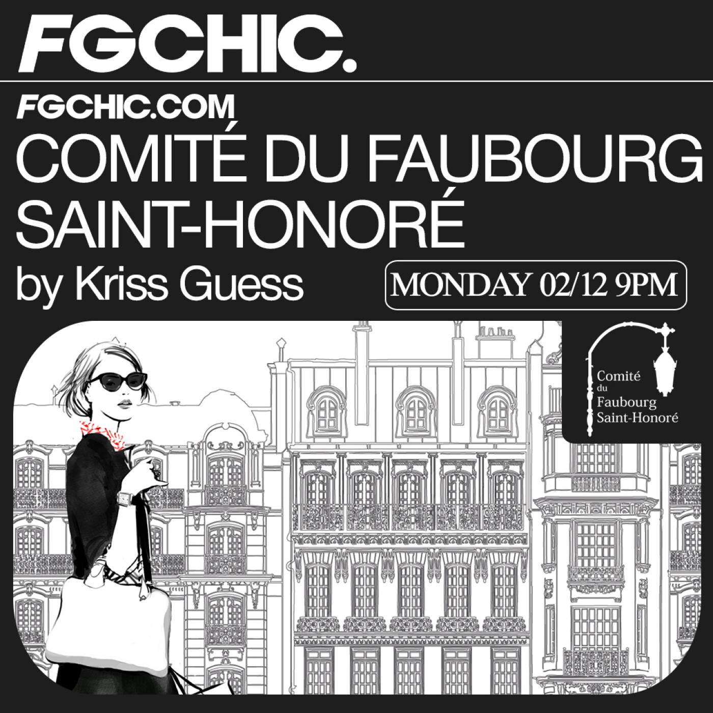 FG CHIC INVITE : COMITÉ SAINT HONORE BY KRISS GUESS