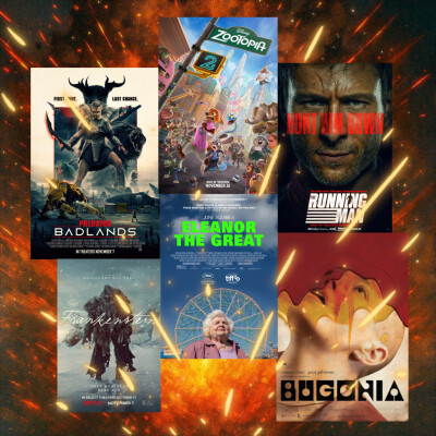 💥Predator : Badlands, 🧟Frankenstein, ♠️Insaisissables 3, 👵🏻Eleanor the Great, 🏃🏻➡️Running Man, 👽Bugonia et 🐰Zootopie 2 cover