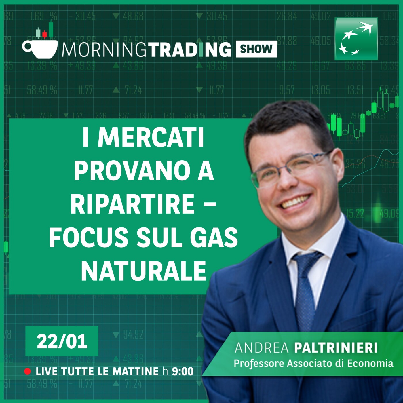 I mercati provano a ripartire - Focus sul Gas Naturale - Morning Trading Show episode artwork
