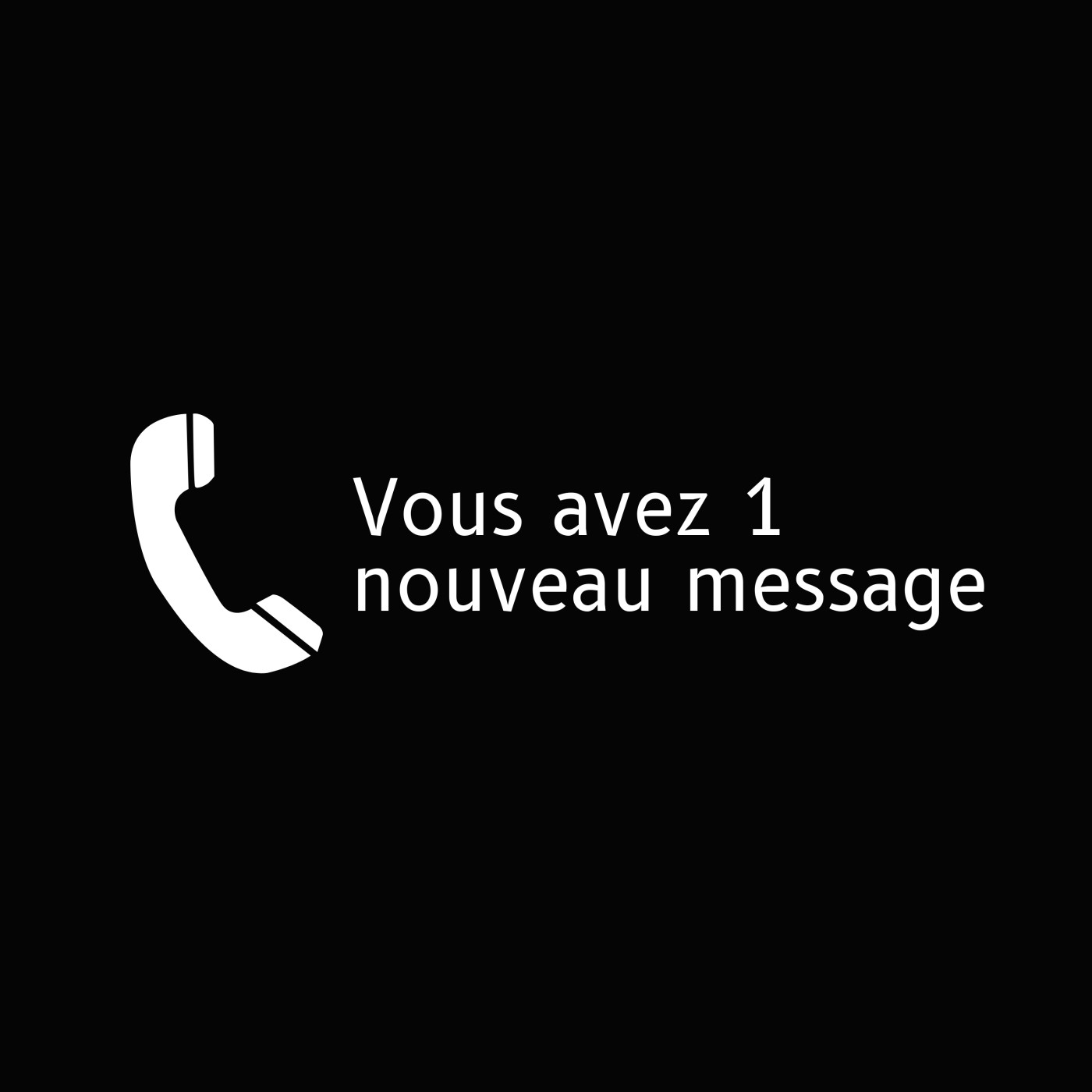 Un message vocal dans ta boîte de reception pour commencer 2023