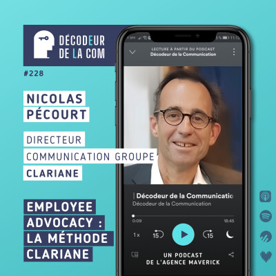 Employee Advocacy : la méthode Clariane | Nicolas Pécourt, dircom Groupe, Clariane | Ep 228 cover
