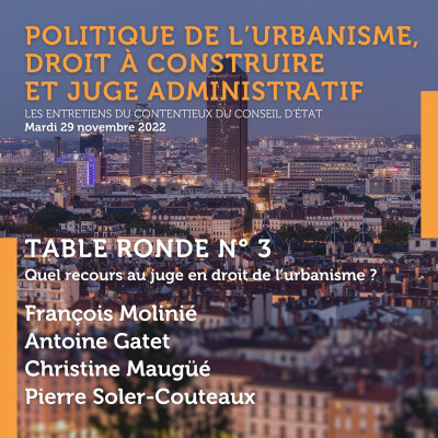 Politique de l’urbanisme, droit à construire et juge administratif - TR N°3 cover