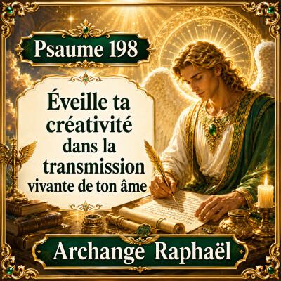 Éveille ta créativité dans la transmission vivante de ton âme. - Archange Raphaël Psaume 198 cover