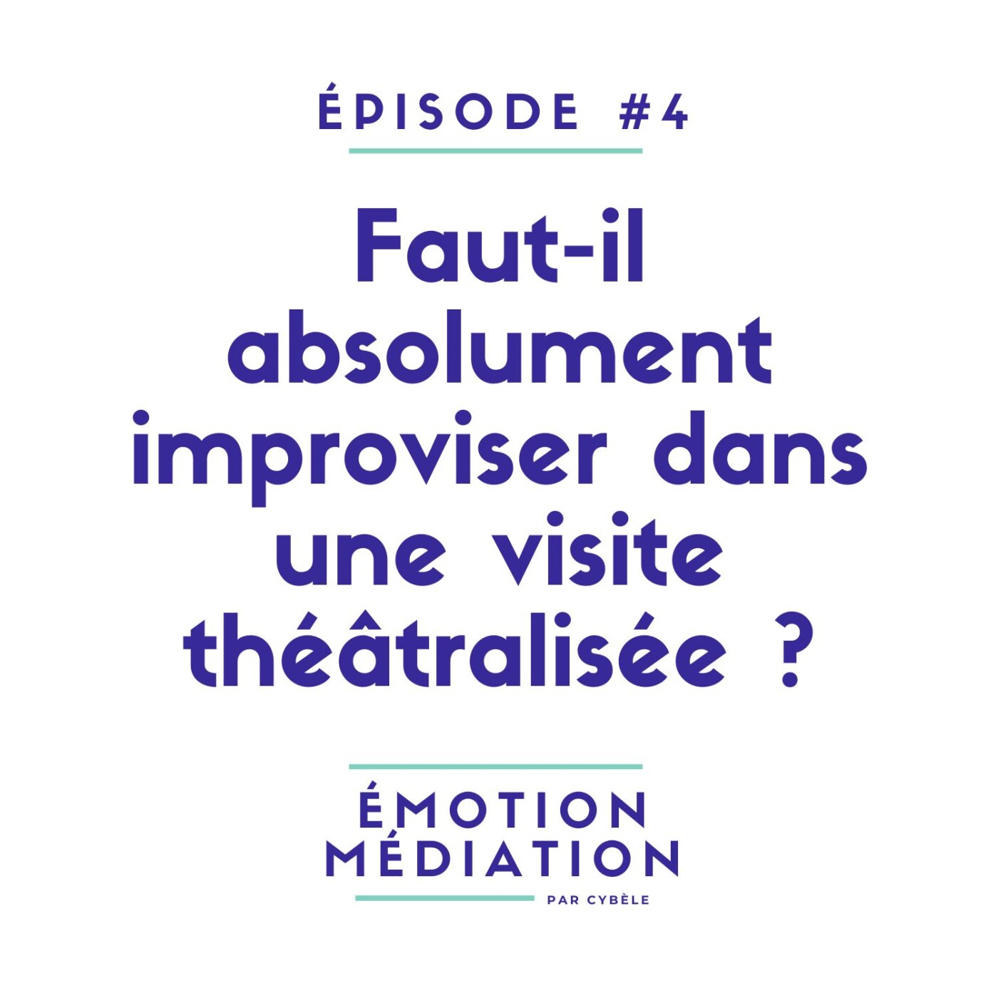 Faut-il absolument savoir improviser en visite théâtralisée ? Faut-il absolument savoir improviser en visite théâtralisée ?