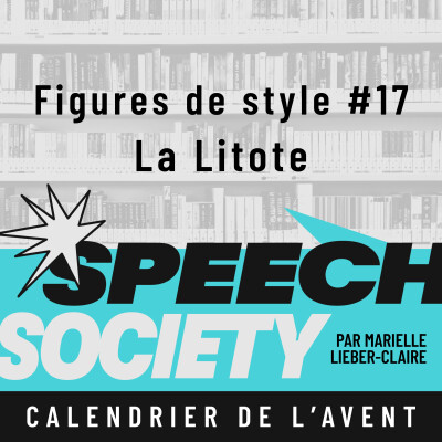 55. Calendrier de l'Avent des Figures de Style (17/22) : La Litote ou dire moins pour dire mieux cover