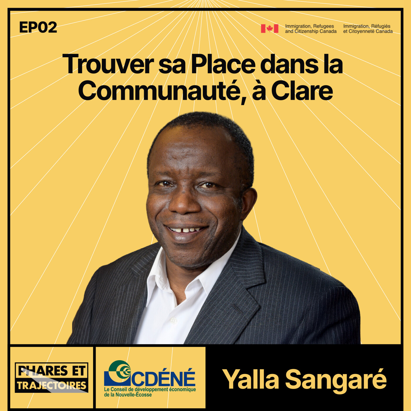 02. Yalla Sangaré – Trouver sa place dans la communauté, à Clare episode artwork