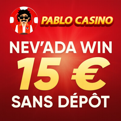 Code promo Nevada Win : 15 € gratuits sans dépôt cover