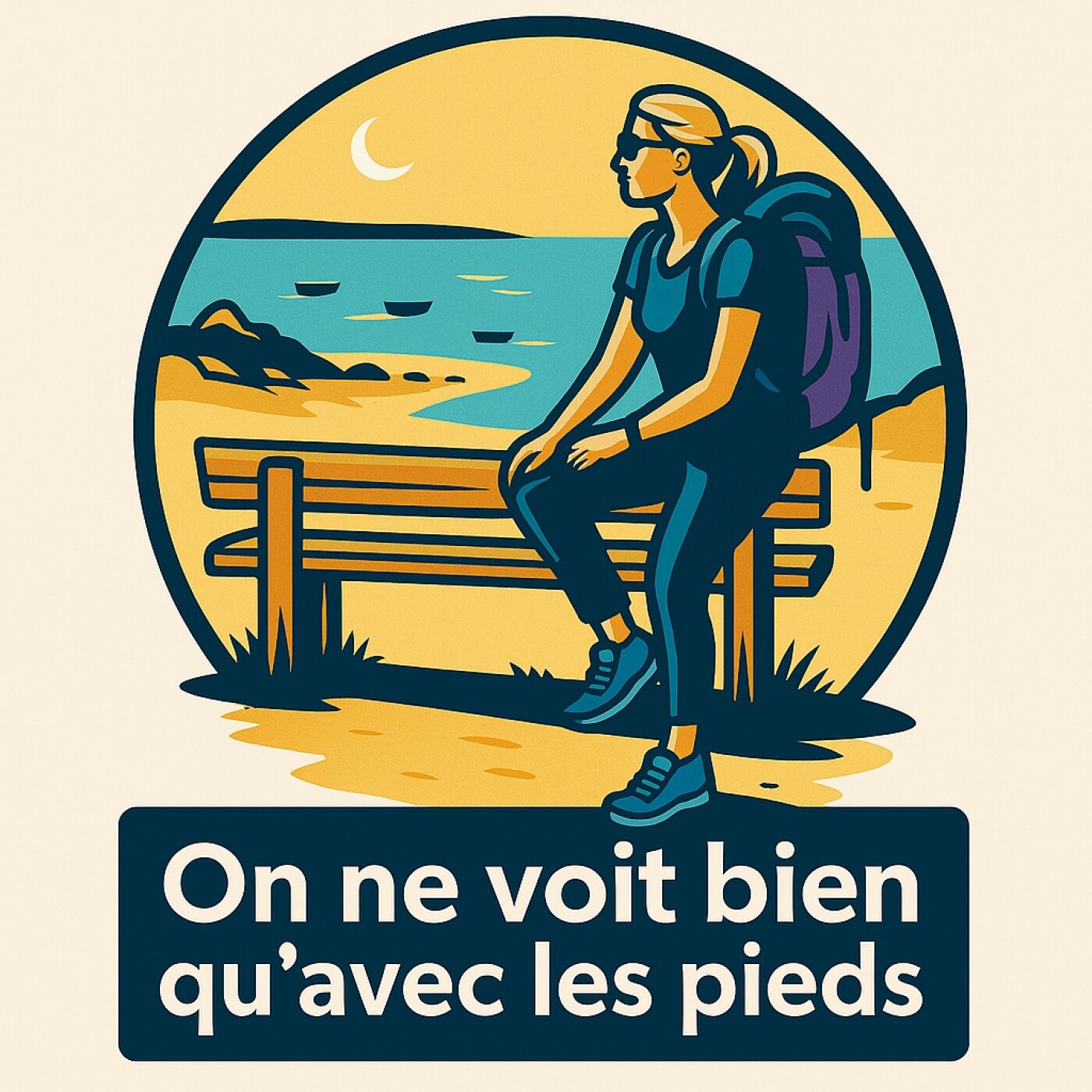 On ne voit bien qu'avec les pieds