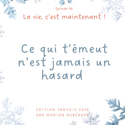 46. Ce qui t’émeut n’est jamais un hasard cover