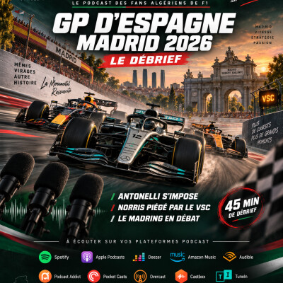 S05E14 Debrief Grand Prix Madrid 2026 cover