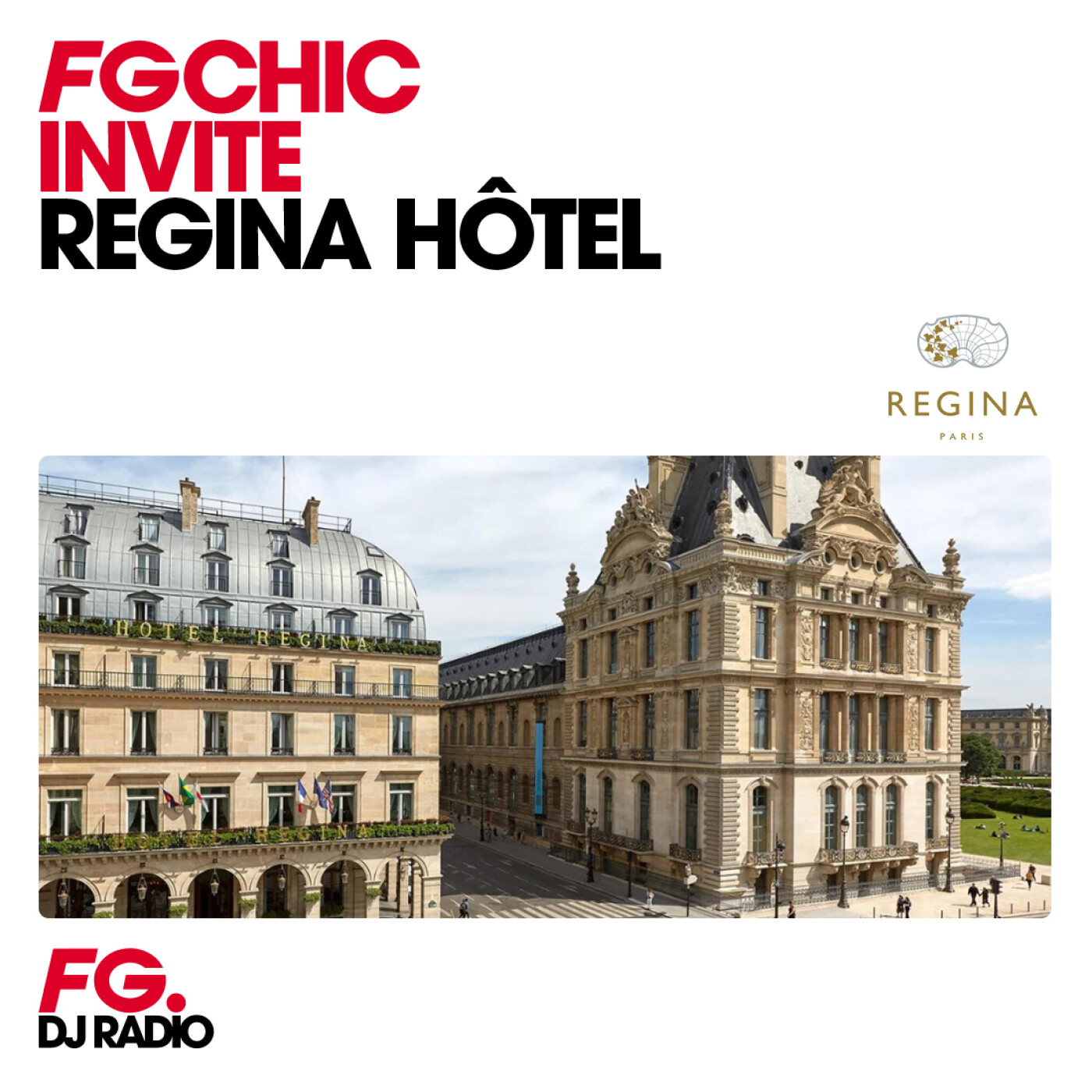 MIX : L'HÔTEL RÉGINA AVEC BELLE BOUTIQUE — FG CHIC cover