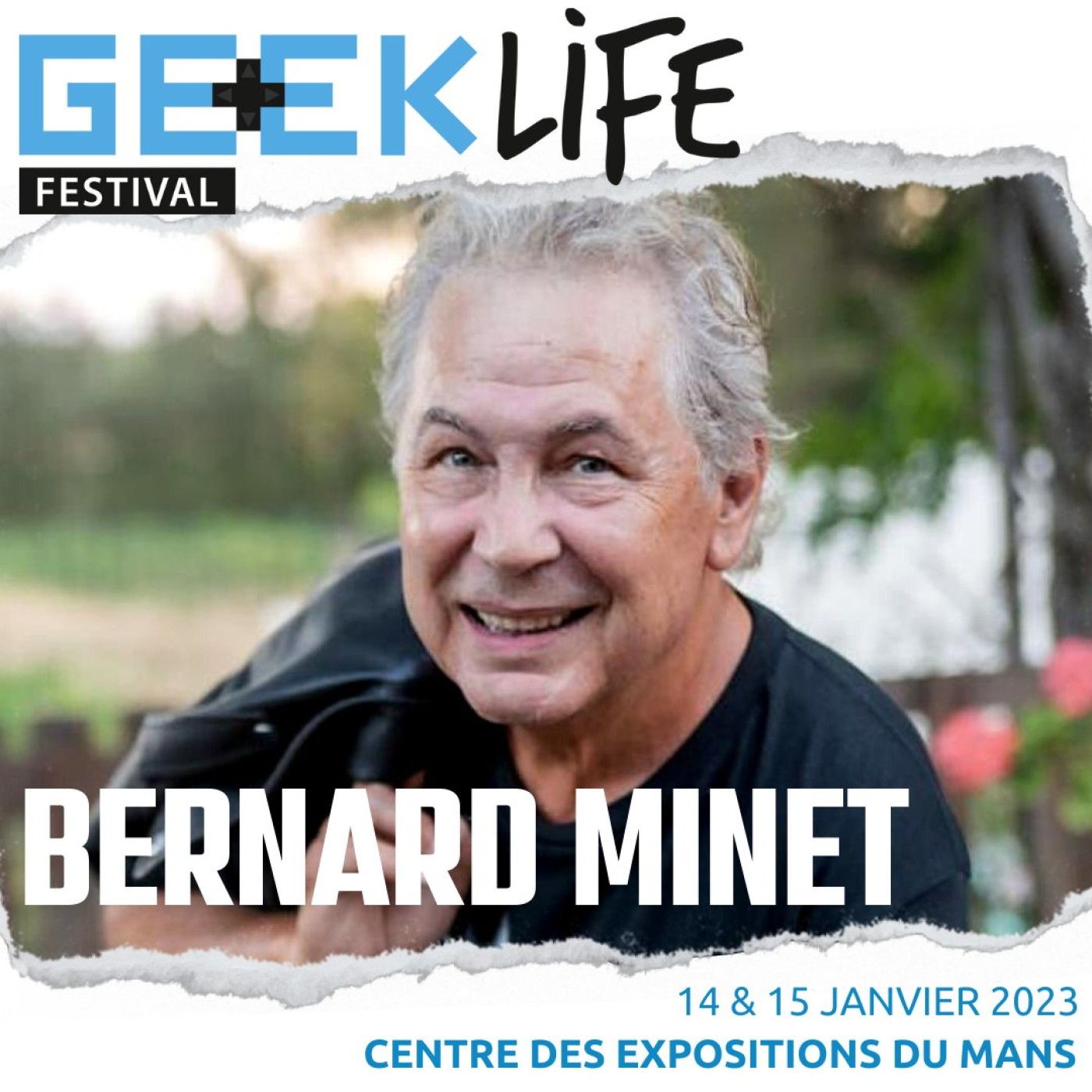 Bernard Minet fait la promo de Geek Life Festival