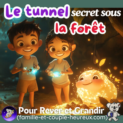 Le tunnel secret sous la forêt 🌳 | Histoire pour dormir interactive et apaisante | Histoire du soir cover