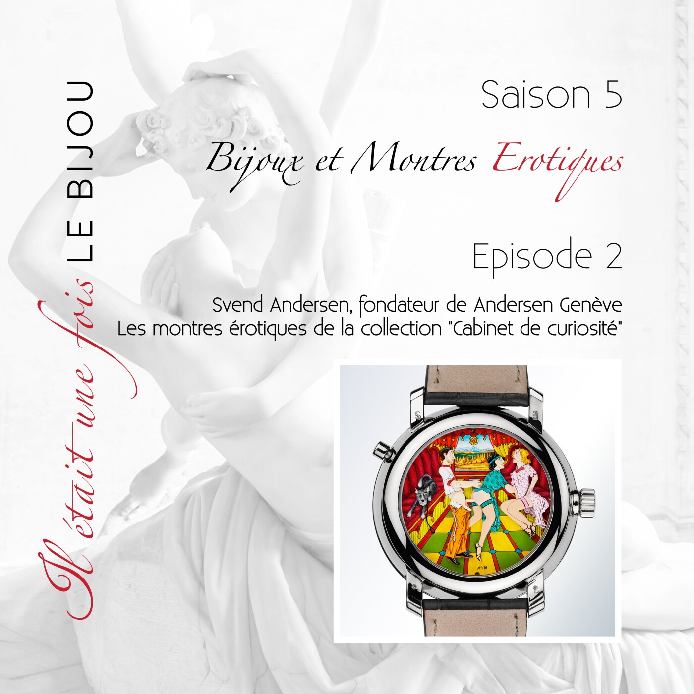 Montres et bijoux érotiques #2 Svend Andersen  les montres érotiques de sa collection Cabinet de Curiosité