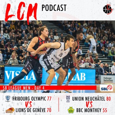 SBL - Day 4 - Fribourg vs Genève & Neuchâtel vs Monthey cover