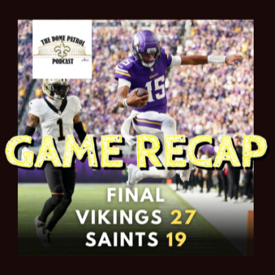 Saints vs Vikings Week 10 Recap cover
