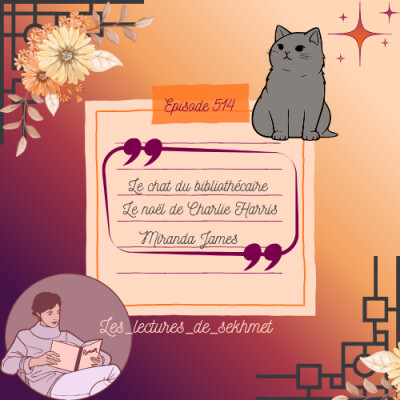 N°514 Le chat du bibliothécaire - Le noël de Charlie Harris de Miranda James cover