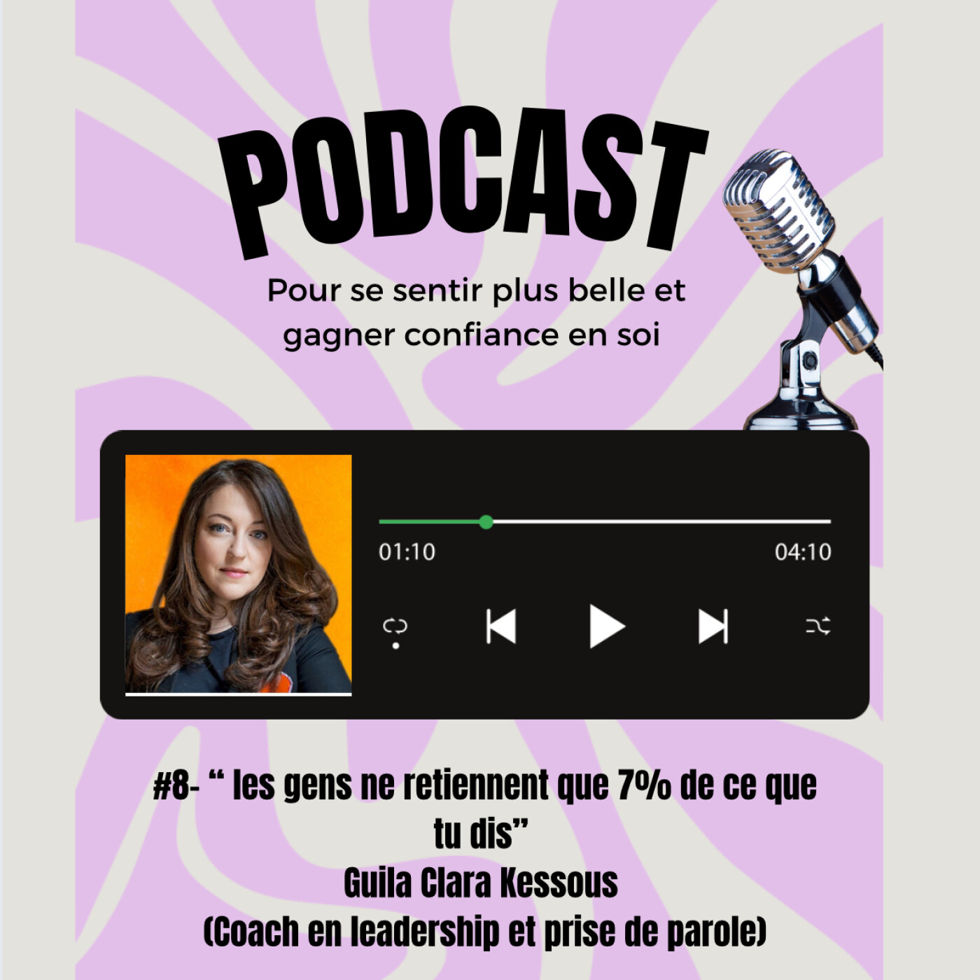 #8- «  Les gens ne retiennent que 7% de ce que tu dis » Guila Carla Kessous episode artwork