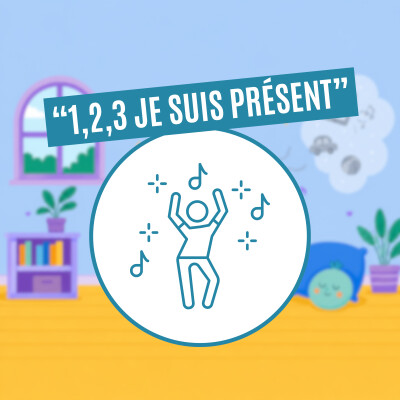 1, 2, 3... je suis présent - Version Danse - Les comptines d'Adeline cover