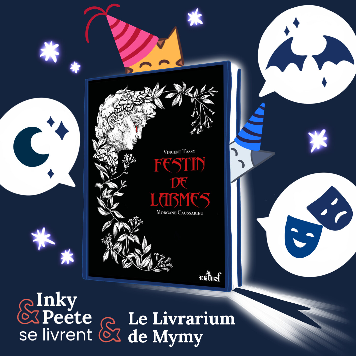Inky et Peete se livrent - le podcast lecture qui donne voix aux premiers mots d’un livre