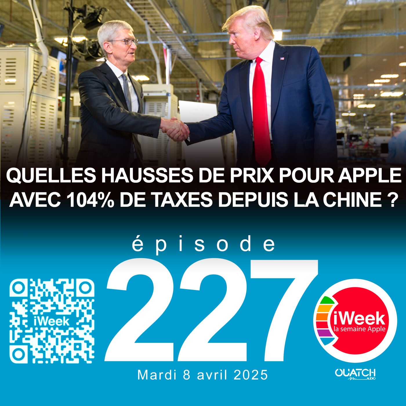cover of episode Quelles hausses de prix pour Apple avec 104% de droits de douane depuis la Chine ?