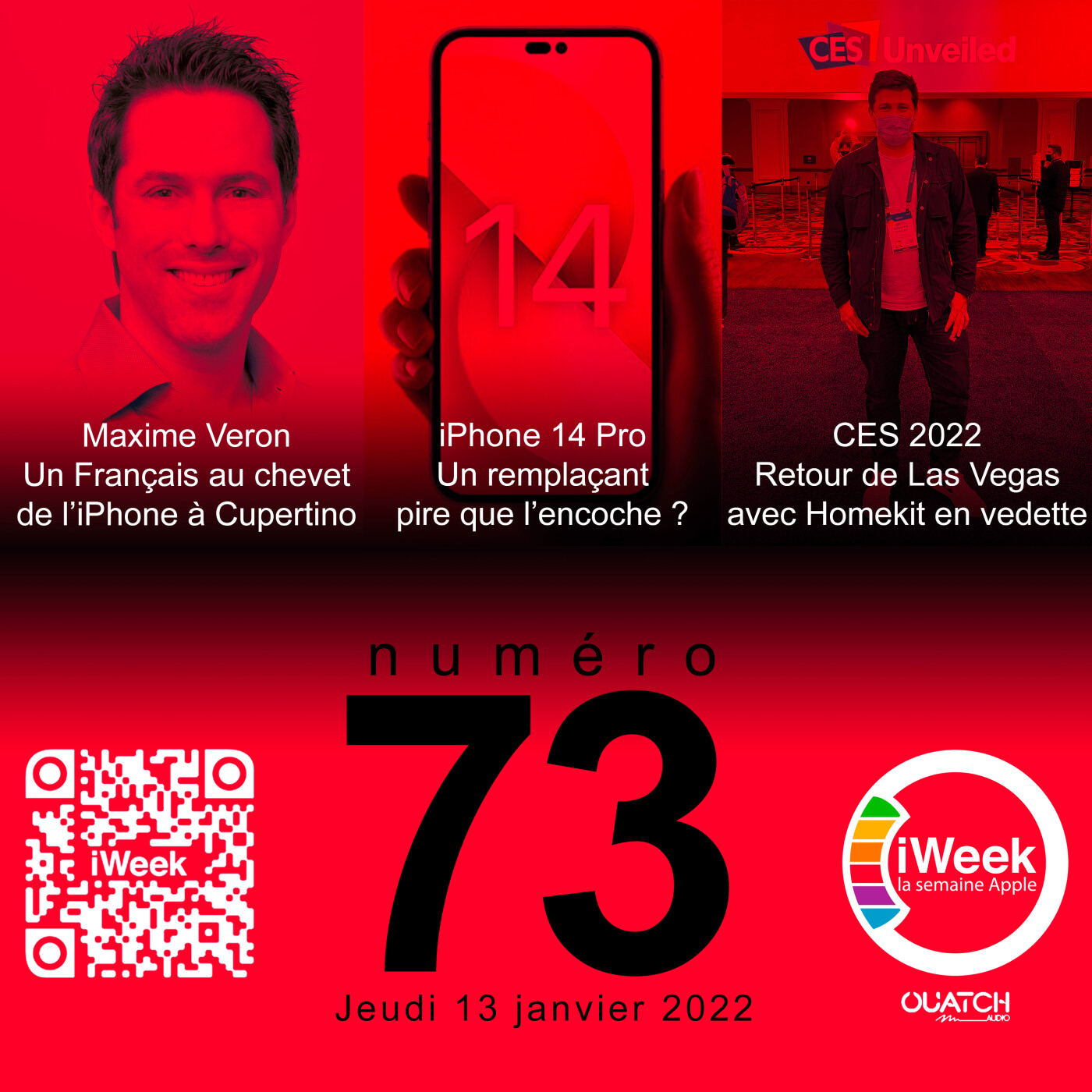 cover of episode Bilan du CES 2022 et Maxime Veron, un Français au chevet de l’iPhone