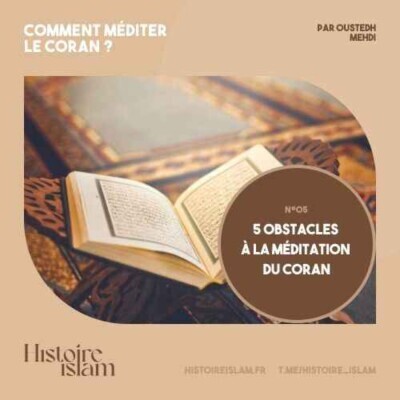[Rediffusion] 5 obstacles à la méditation du Coran cover