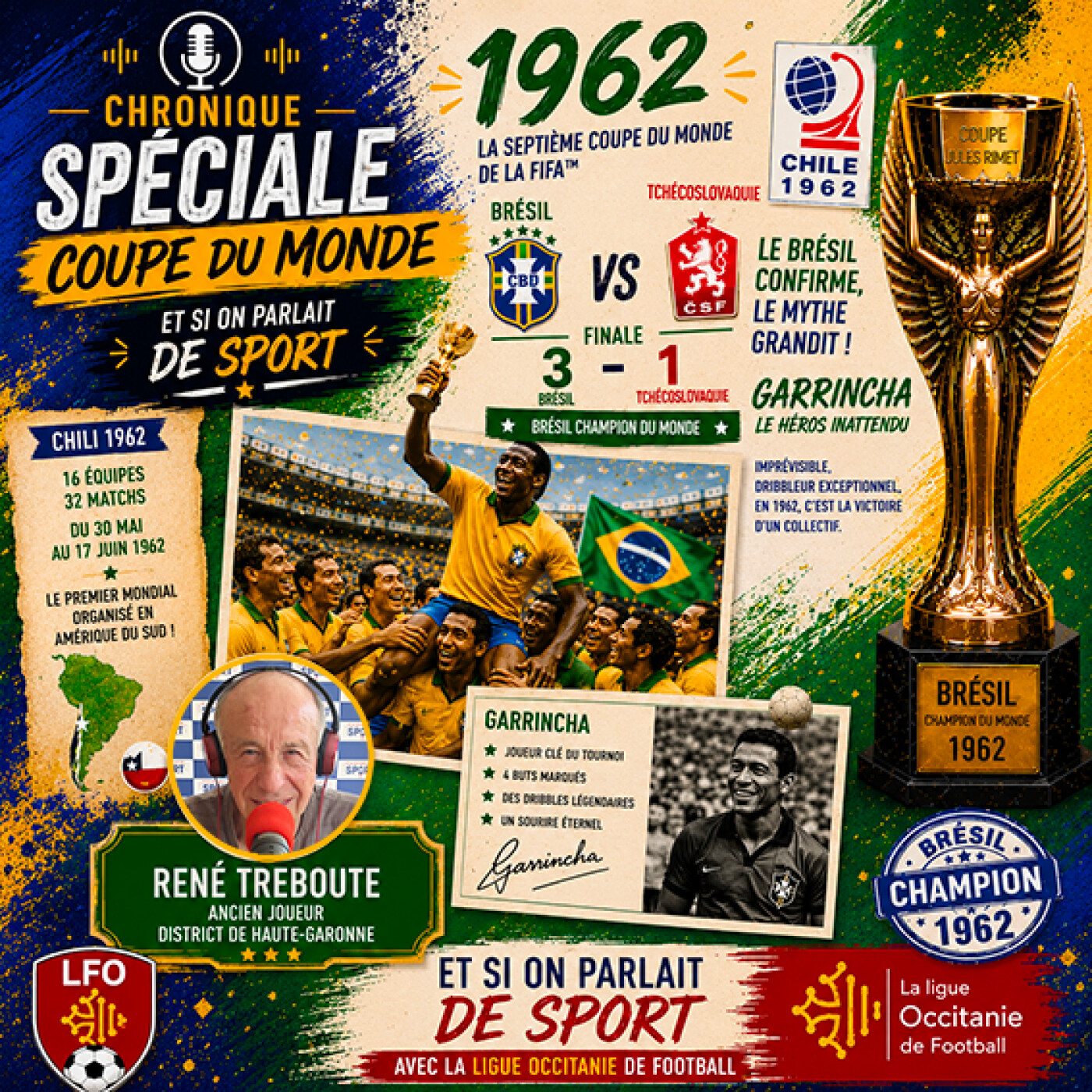 Chronique spéciale Coupe du Monde de Football N°7 - 1962 Chili episode artwork