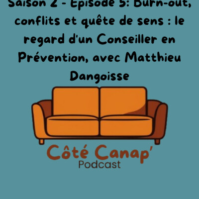 Burn-out, conflits et quête de sens : le regard d'un Conseiller en Prévention, avec Matthieu Dangoisse cover