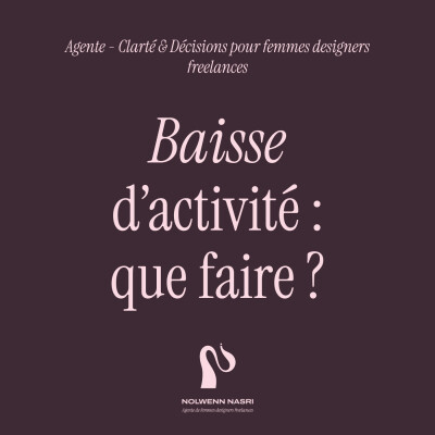 Tu subis une baisse d'activité : ton plan d'action en 4 étapes cover